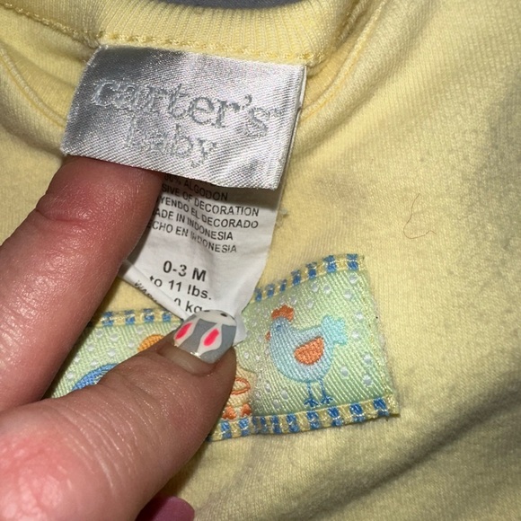 Baby girl 0-3 month set of onesies and pullovers - Picture 2 of 4